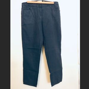 (N/A) Dark grey Loft thin casual pants